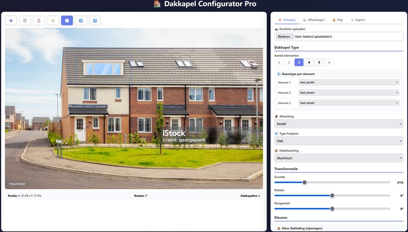Dakkapel Configurator Pro